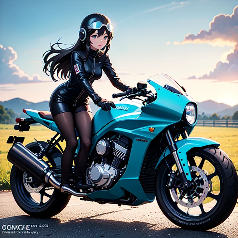 Motorcycle BMW Moto Beauty Angry Face, BDSM, Rubber, Black Corset, Bondage, Collar, NSFW, ((Best Quality, 8k, Masterpiece: 1.3))), Clear Focus: 1.2, (Layer Cut, Large: 1.2), Beauty of Perfect Figure: 1.4, Slender Abs: 1.2, Wet Body: 1.5, Highly Detailed Face and Skin Texture, Detailed Eyes, Double Eyelids, Long Hair Sexy Long Hair Asian Short Skirt Cool Helmet Black Helmet Extreme Rendering (skin texture) closeup, cinematic light, side light, super high resolution, best shadow, raw, upper body, photography, photos, bmw motorcycle, miniskirt, 35mm lens --auto --s2