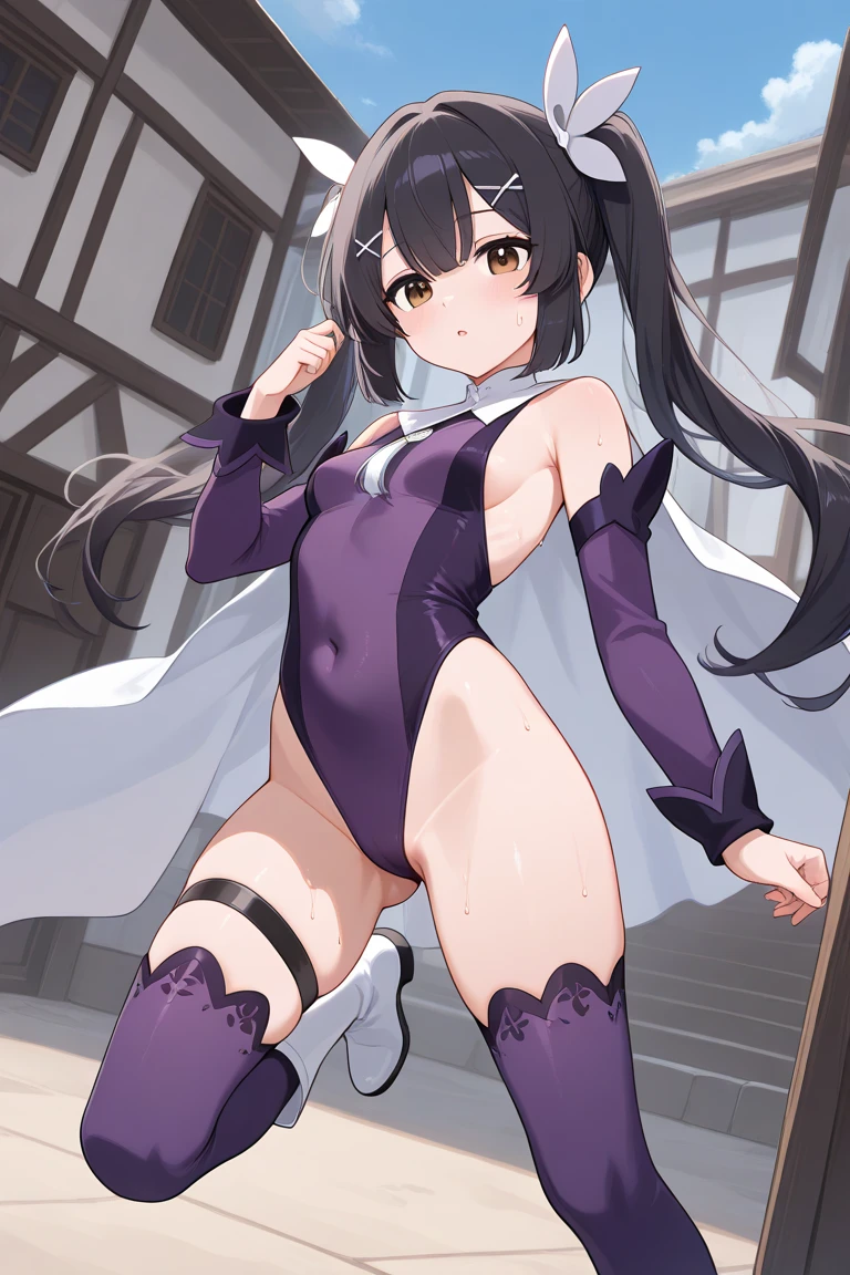 FFA,from below,leg up,sole,feet,looking at viewer,masterpiece,highres,best quality ,masterpiece,solo,1girl,Utena Hiiragi,Magia Baiser,feet,soles of feet,black thigh high stockings,feet focus,evil smile,smirk,yandere,breasts, bellybuttom, sweating,feet,five toes,feet focus,