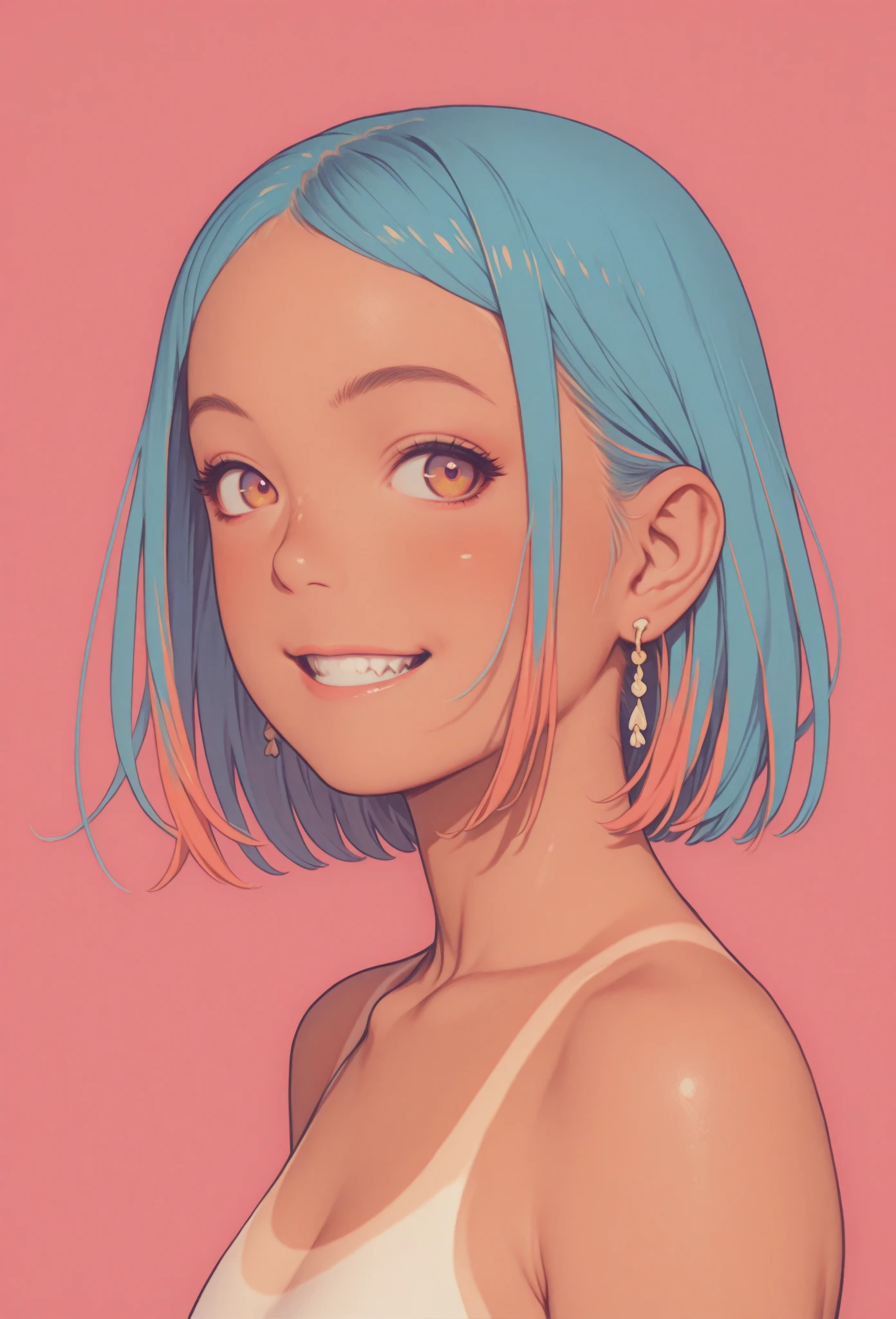 (Perfect body),best quality,masterpiece,1 girl,(((The face is very clear))),Lucy