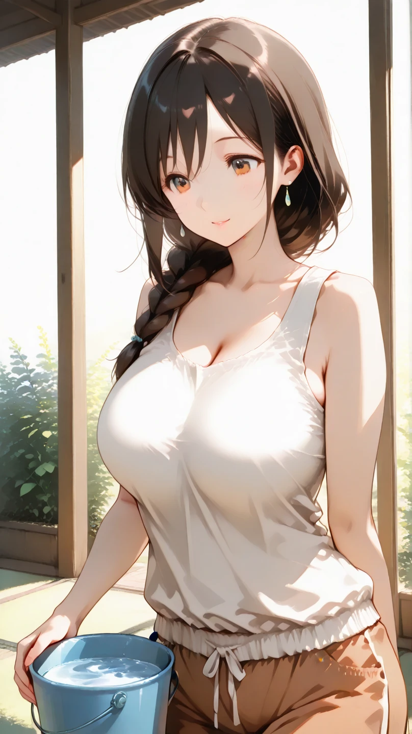 Kobeni having her breasts massaged