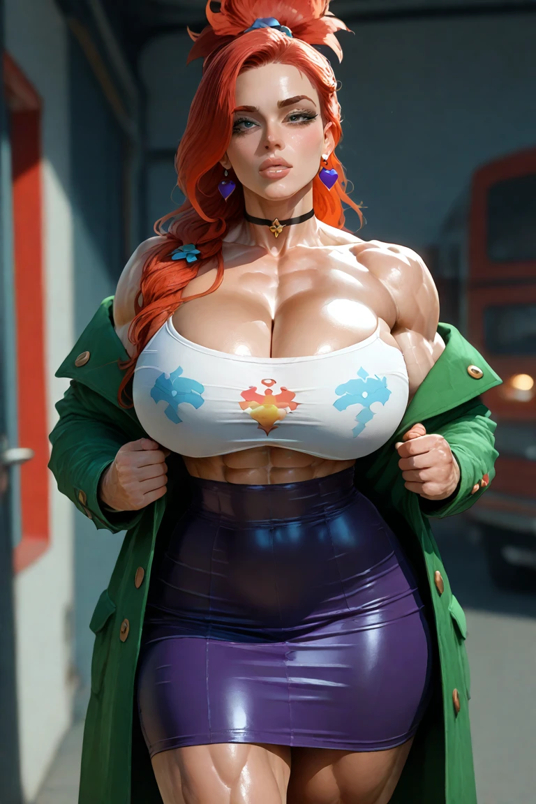 Ruiva mostrando seus peitos grandes corpo perfeito peitos macios