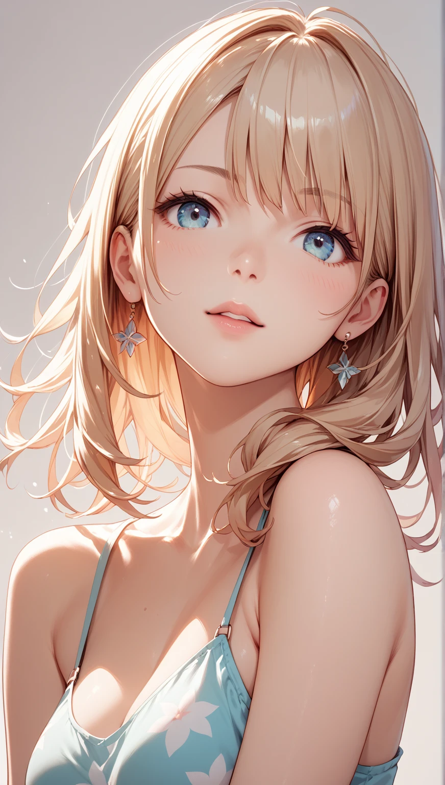 anime girl with blue eyes and a plaid dress looking at the camera, beautiful anime portrait, beautiful anime girl, portrait anime girl, stunning anime face portrait, photorealistic anime girl render, pretty anime girl, cute anime girl portraits, cute anime girl portrait, anime style 4 k, realistic young anime girl, realistic anime artstyle, detailed digital anime art