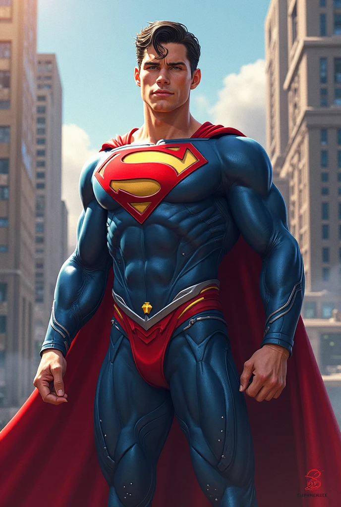 Superman's outfit if he was Brazilian