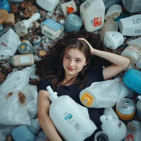 The Garbage Life of a Young Girl