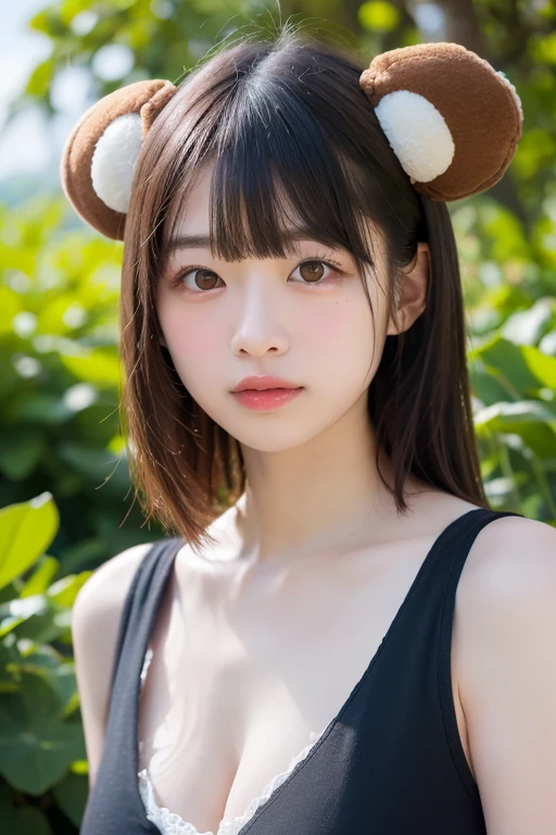 standing, ((cow pattern bikini), (cow horns on her head), gold bell on her neck, (cow pattern socks)), looking at camera, front view, long hair, (detailed face), farm background, potrait body, showing whole body, mouth closed, smiling, black eyes, 1 girl, 20yo,Young female,Beautiful Finger,Beautiful long legs, Beautiful body, Beautiful Nose, Beautiful character design, perfect eyes, perfect face,expressive eyes,perfect balance, (looking at viewer), official art,extremely detailed CG unity 8k wallpaper, perfect lighting,Colorful, Bright_Front_face_Lighting,White skin, (masterpiece:1.0),(best_quality:1.0), ultra high res,4K,ultra-detailed, photography, 8K, HDR, highres, absurdres:1.2, Kodak portra 400, film grain, bokeh:1.2, lens flare, (vibrant_color:1.2),professional photograph, (Beautiful,huge_Breasts:1.4), (beautiful_face:1.5),(narrow_waist)