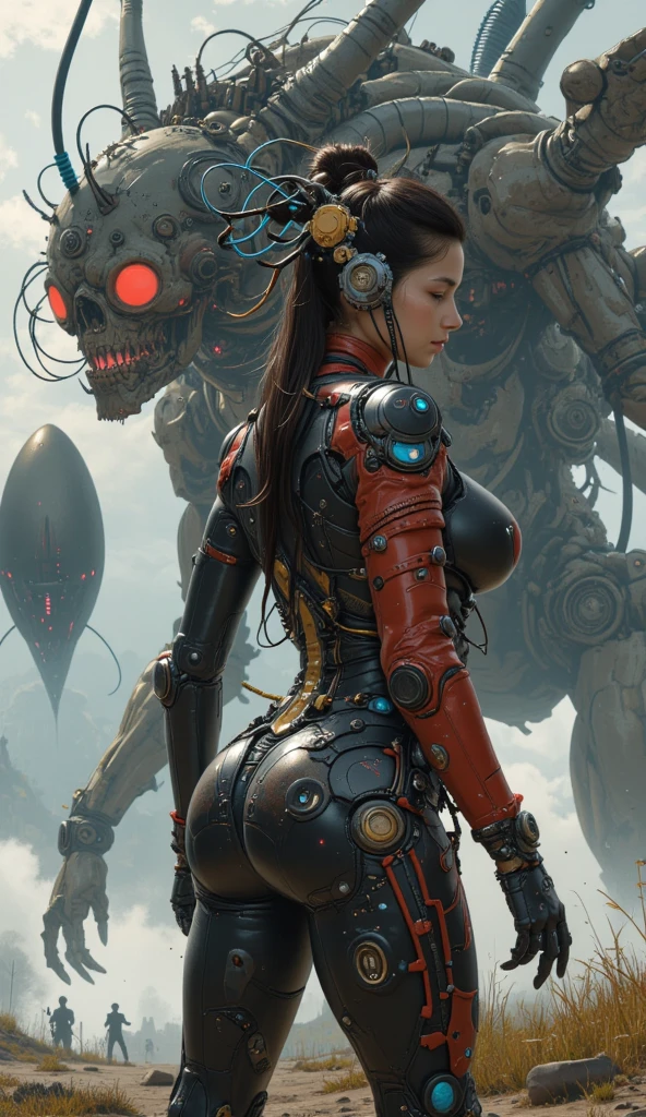Black woman, raw image, high definition, straight hair, spider man crosplay, big breasts, big ass, on the street, perfect picture, art --auto
