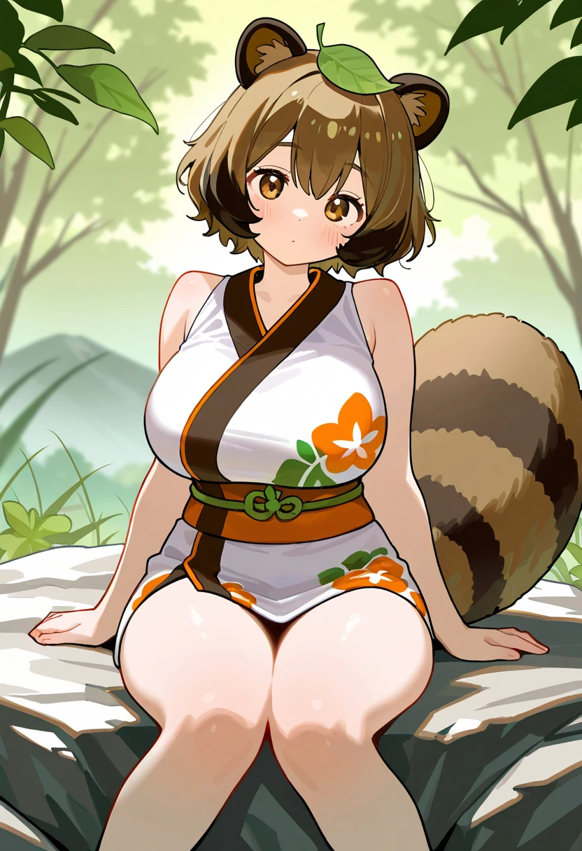 2girls, pov, 1boy, , , , penis, side boob, naked, breasts squeeze together, , , , comedy, pubic hair, , riko suminoe, , , cute raccoon girl, under boob, comedy, fantasy adventure comedy, sweaty, lubricated breasts, forest encounter with raccoon girls, raccoon ears raccoon tail, areola, amazed face, precum leaking