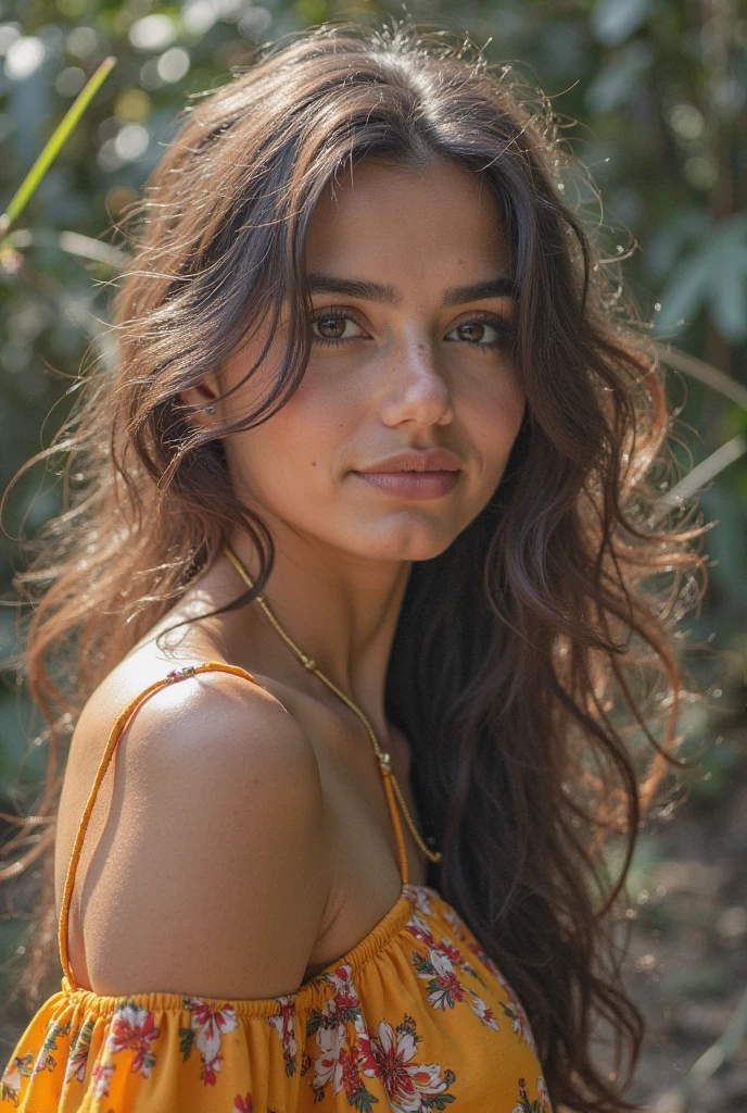 Foto RAW em sequencia, uma foto de uma adolescente 16anos, corpo inteiro, rosto detalhado, planos de fundo detalhados pouco desfocados, luzes naturais, HDR, foto realista, foto profissional, flerte com o espectador, visual sexy, fotorrealista, Linda, pele natural, 8k UHD, alta qualidade, filmic grain, Fujifilm XT3