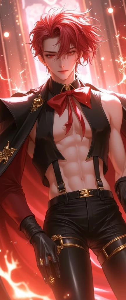 dynamic male half body pose