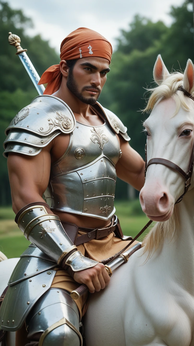 Ancient Rome. Muscular, with a carefully shaved face, without beard or mustache, handsome, in battle armor, blond centurion of the Roman army, 45 years old. He fucks in the ass a red-haired slave boy, 16 years old, poorly dressed, who is in love with him. . There is joy and pleasure on the centurion's face