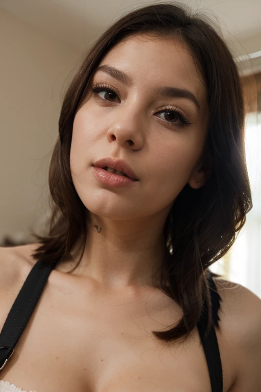 blue eyed , photorealistic , sharp focus, raw photography, amateur photography, 25-year-old beautiful Turkish girl, a woman lying face down on a massage chair, wearing a swimsuit, giving a massage, detailed skin pores and facial texture, pores, (purchased) goosebumps: 0.7 ), dynamic pose, looking at viewer, focus on face, shot with mobile camera, film grain , brunette,
elegant, 