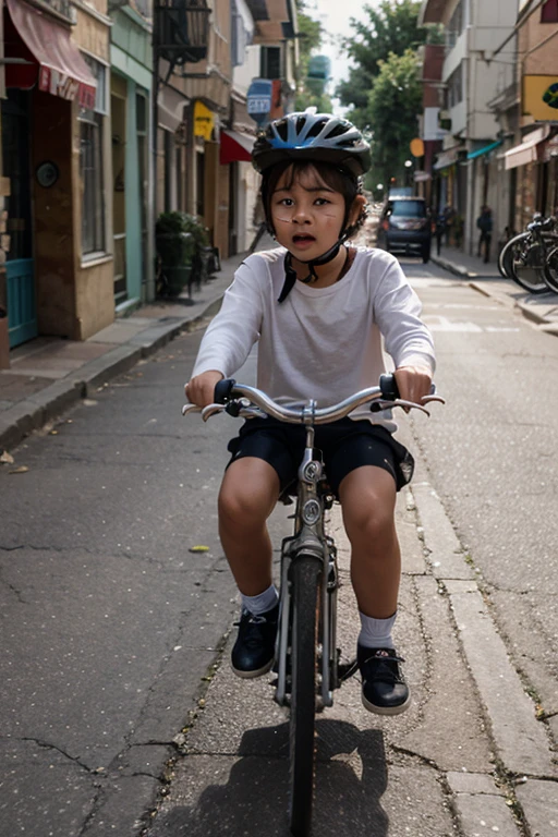 Um filme inspirado na Disney Pixar (Menino piloto de kart de 14 anos com cabelo preto) named Anthony
