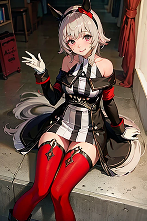 <lora:gwedaArtstyle_v10:0.7> gweda, thin thigh, slender, from head below legs, 1girl, solo, outdoor, in dining room, landscape
BREAK <lora:ribeyrollesV2-noise:1>origin,bandaged leg, bare shoulders, dress, white hair
