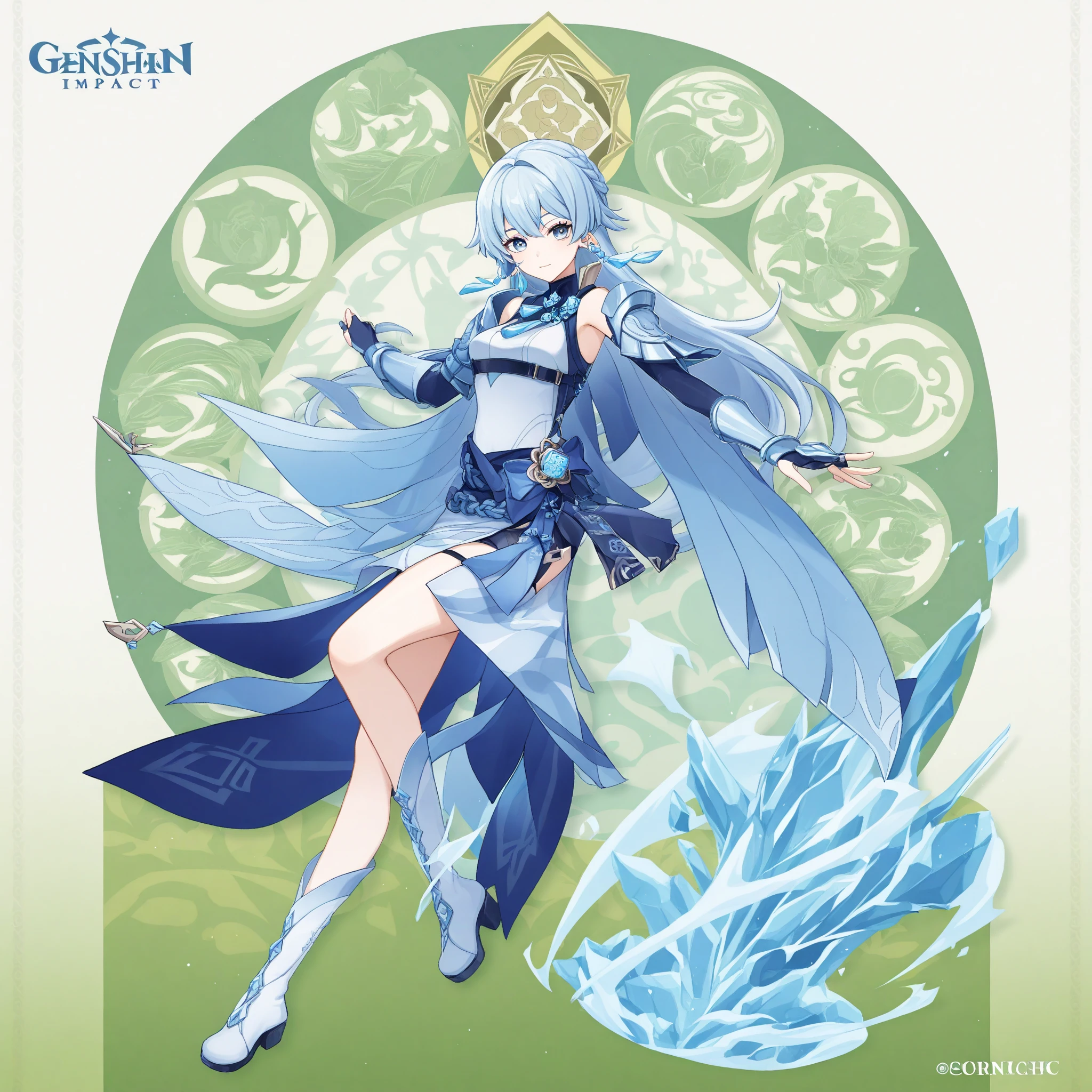 (masterpiece:1.2), (best quality:1.2), ayato(genshin impact) ,perfect eyes, perfect face, mole under lips, very long hair, single braid, water splash, 1girl, solo,blue hair, traditional Japanese hairdo, mini kimono, long sleeves,obi belt,sash,japanese kimono, calm smile, beautifully detailed eyes, midium breasts, cleavage, silk, blue nails, makeup,mole under lip, thick eyelashes, watery sword, woman pulling out blue sword of water from her chest,water splashing)