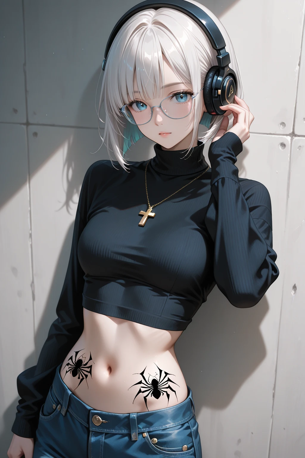 femme araffed avec des cheveux blancs et des tatouages prenant un selfie, anime-inspired, Anime Vibes, anime character; Art corporel complet, Cosplay, Anime Girl Cosplay, Anime Girl dans la vraie vie, Style anime, 2b, 2 b, Anime style mixed with Fujifilm, Cosplay anime, Shikamimi, Style anime, Style anime uniquement, Medium metaverse
