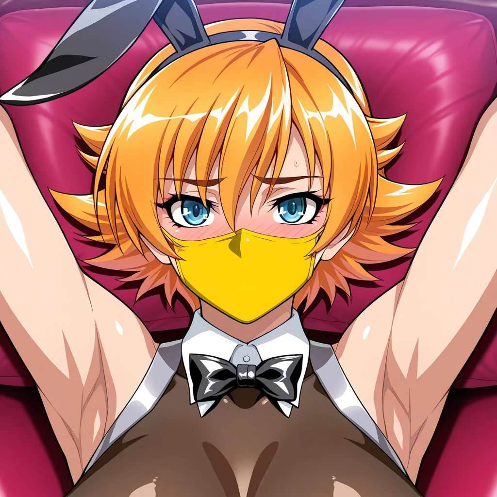 (high quality, Super detailed, 最high quality, Very detailed, beautiful, masterpiece),Realistic image of a bee mature woman,(Evil Cyborg Mech Monster Bee Woman Monster),(Realistic upper body).(Evil Bee Yellow Cyborg Mech Monster Rubber Suit:1.5),(Evil Bee Cyborg Mech Monster Helmet:1.5),Bee Shoulder Armor,Bee Armor Suit,((Super super big breasts)),((Super super super big cleavage)),Big breasts bigger than the face,Bursting breasts,(Human female face:1.5),(cure black/ futari wa pretty cure),(long straight hair),Vacuum fellatio,1Big Penis,1boy,