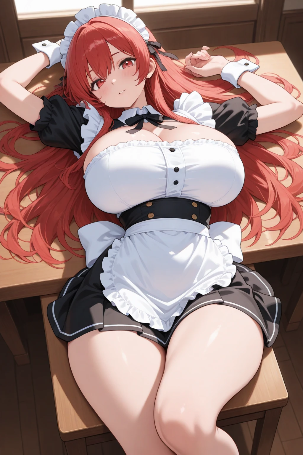 1 very mature woman, superlative, superlative, masterpiece, in bed, seduction, seduction face, transparent pure white lingerie, stockings, super close-up, wonderful goddess shooting, SFW cover SFW, very big breasts, very big buttocks, thick thighs, nipple cover, areola cover, pale red hair long wave, dark makeup