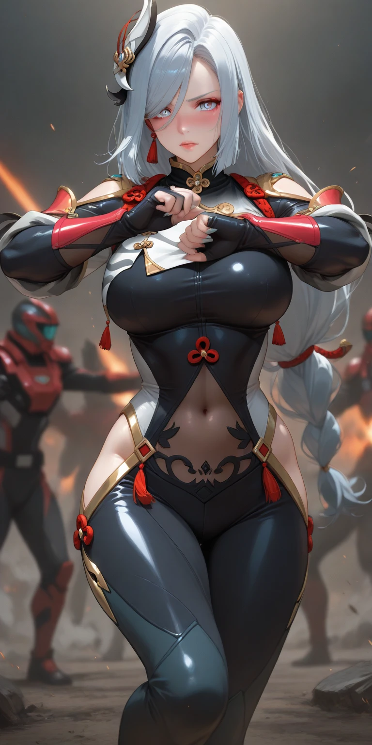 1female,35yo,,extremely large bosom, 独奏,(Background with:ocean floor,Under the water)Stand below the surface of the water ,She has short black hair,Twist braids,seen from the front, hair straight,,(((tmasterpiece),(Very detailed CG unity 8K wallpaper),best qualtiy,cinmatic lighting,detailed back ground,beatiful detailed eyes,Bright pupils,Blue eyes,Snow-whiteskin,Redlip(Very fine and beautiful),(Beautiful and detailed eye description),ultra - detailed,tmasterpiece,))facing at camera,A high resolution,ultra - detailed),revealing breasts,Bare genitalia, Bulge,legs are open,Raised sexy,Camel toes,Flushed complexion,Desire for dissatisfaction,frontage,Captain America uniform,