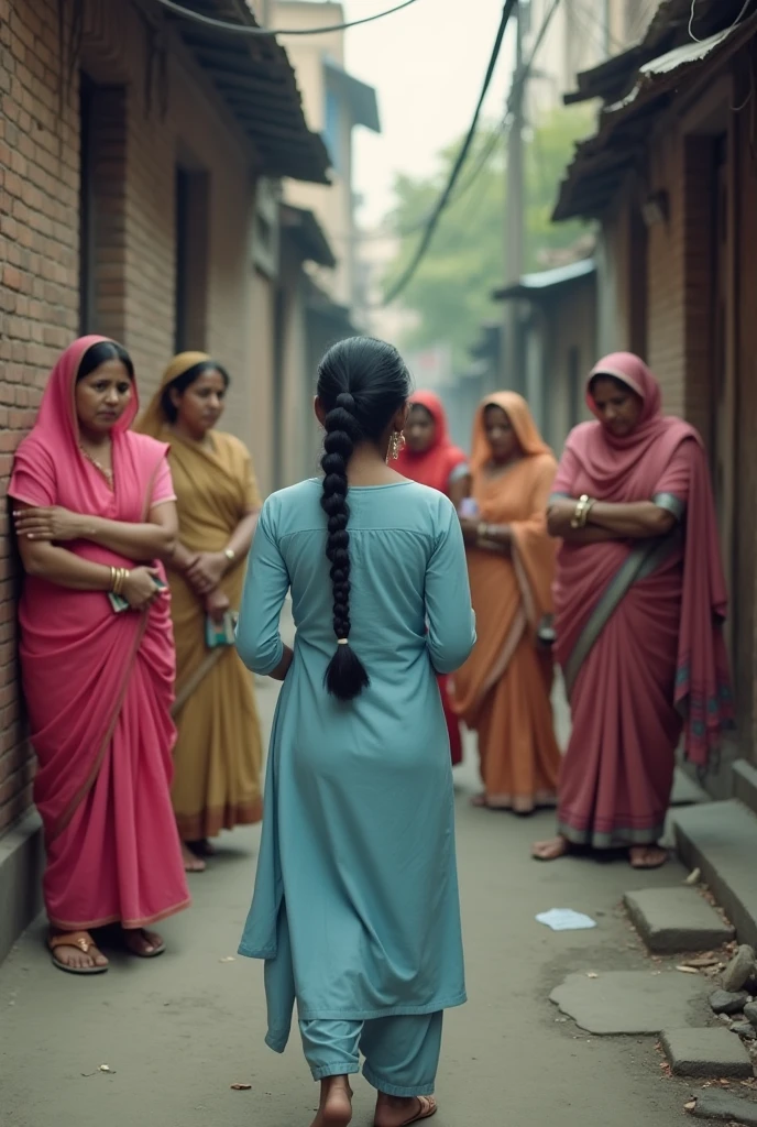 Inside a village there was a woman always wearing a saree with a cloth on her head looking very beautiful she had a 6 year old son and another small on her lap she was always walking on the road inside the village I want pictures