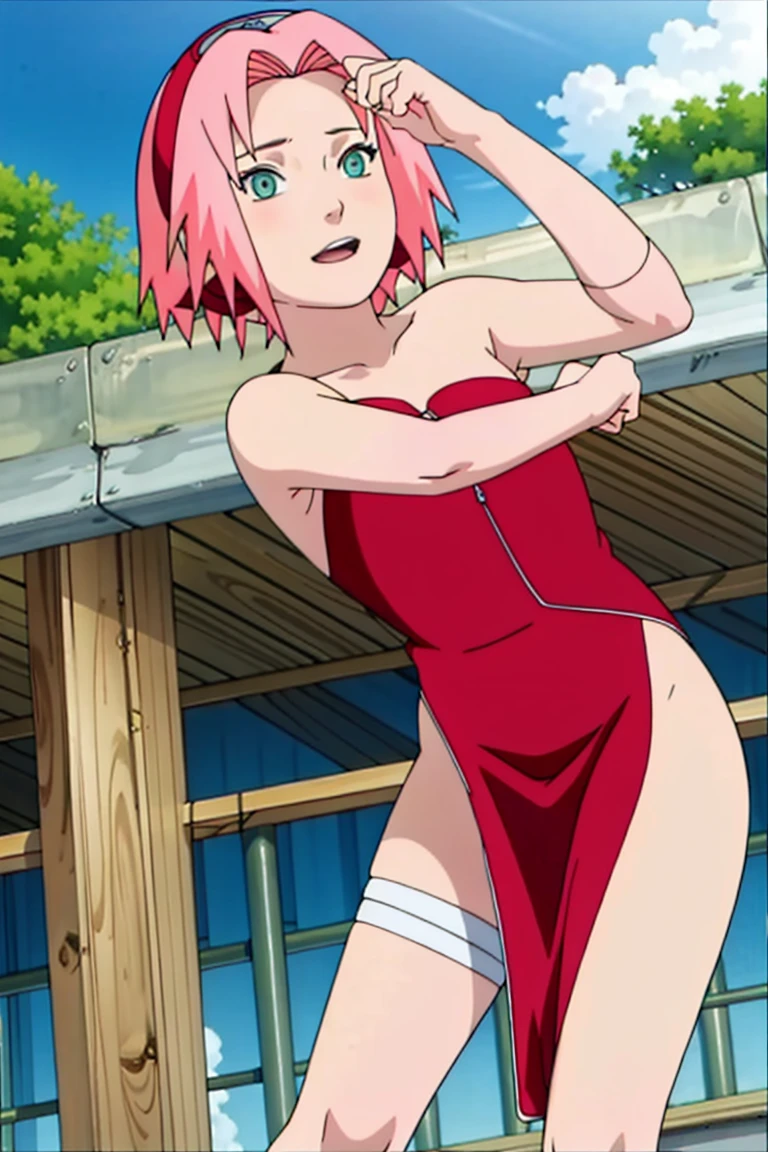 Showing bra showing panties 