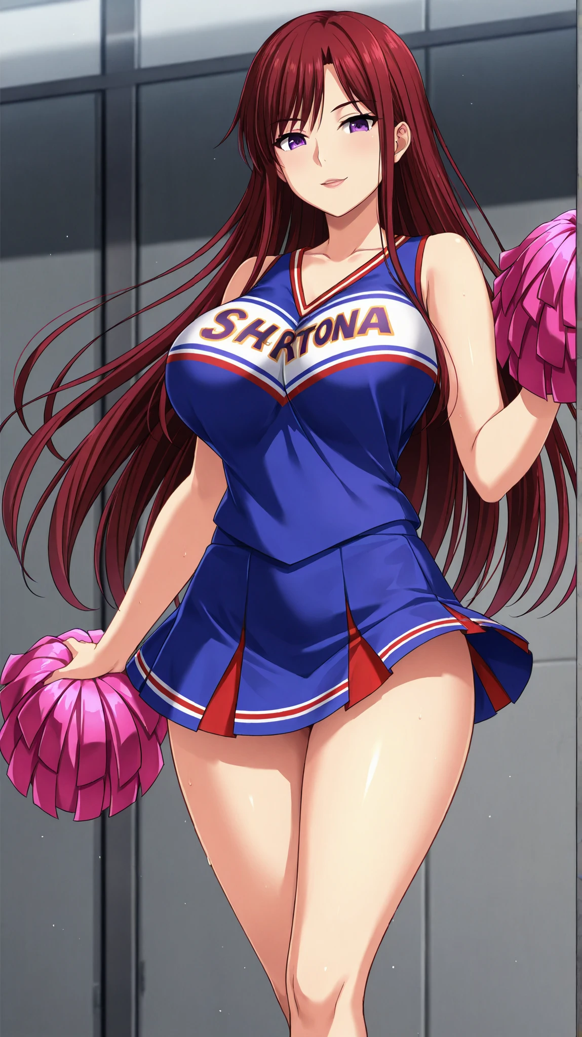 curvy midsection, solo, 1 girl, ultra toned arms, sweating very nuch, tired, smile, breathing heavily), (detailed titration screen, upper body only, anime style: 1.8, anime drawing, ultra detailed face, ultra detailed body, 4k, Sumergai Lee Noriega, (standing), best quality, anime style, hires, highest definition, digital blending, bold drawing lines, ((wwe diva), (location: wrestling arena, crowds watching), ( slim body, (little biceps), , off-shoulders, closed fists, (very curvy: 2.8)), ((topless, nipples, jeans, white gloves, collar, hand protector, (champion belt on bare belly))), (pale skin, big breasts, widely open mouth, teeth), (big eyes, brown eyes), (leaning forward), (brown hair, loose hair, curly hair, wavy hair, long hair, missy hair), 27 years old,