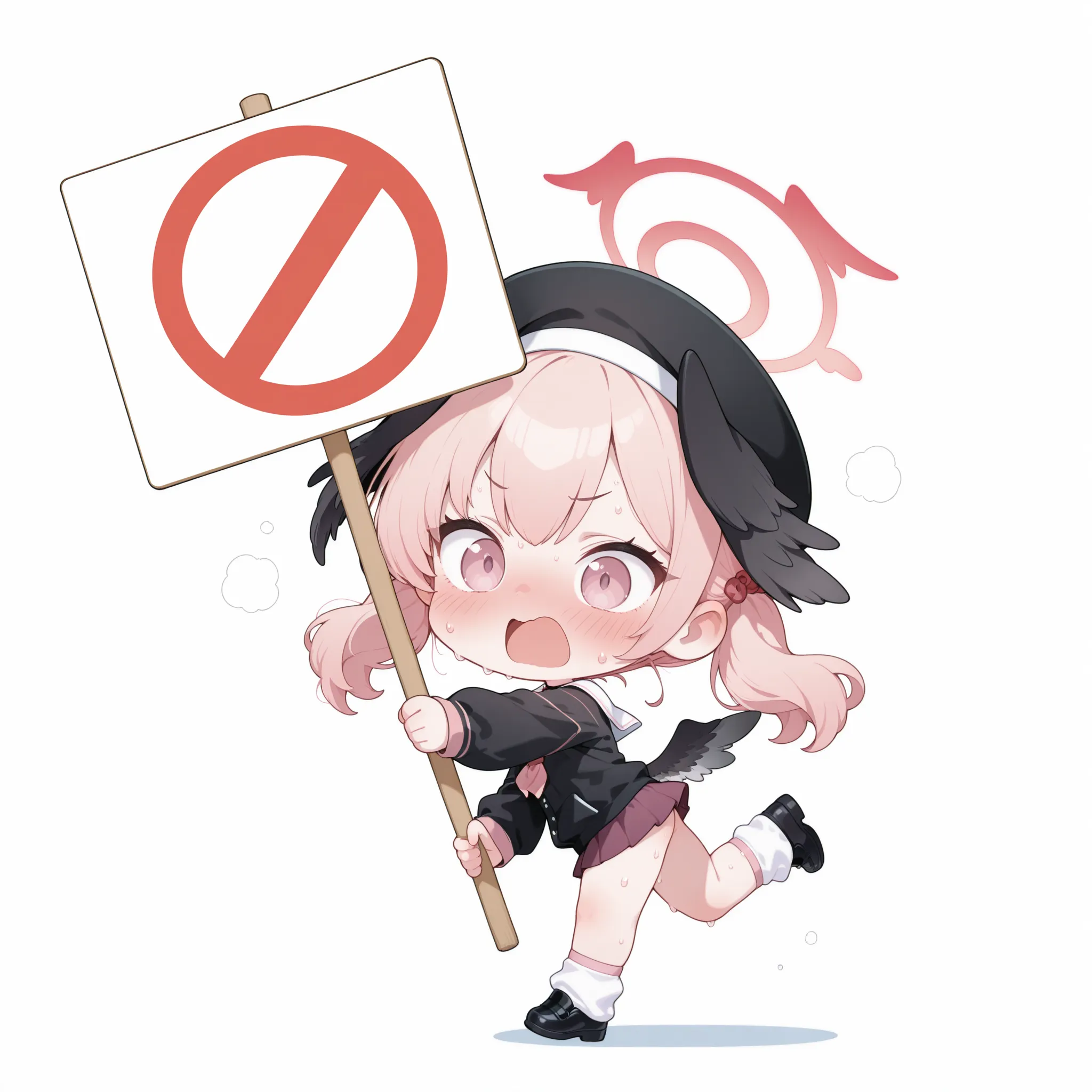 meme: sosteniendo un cartel