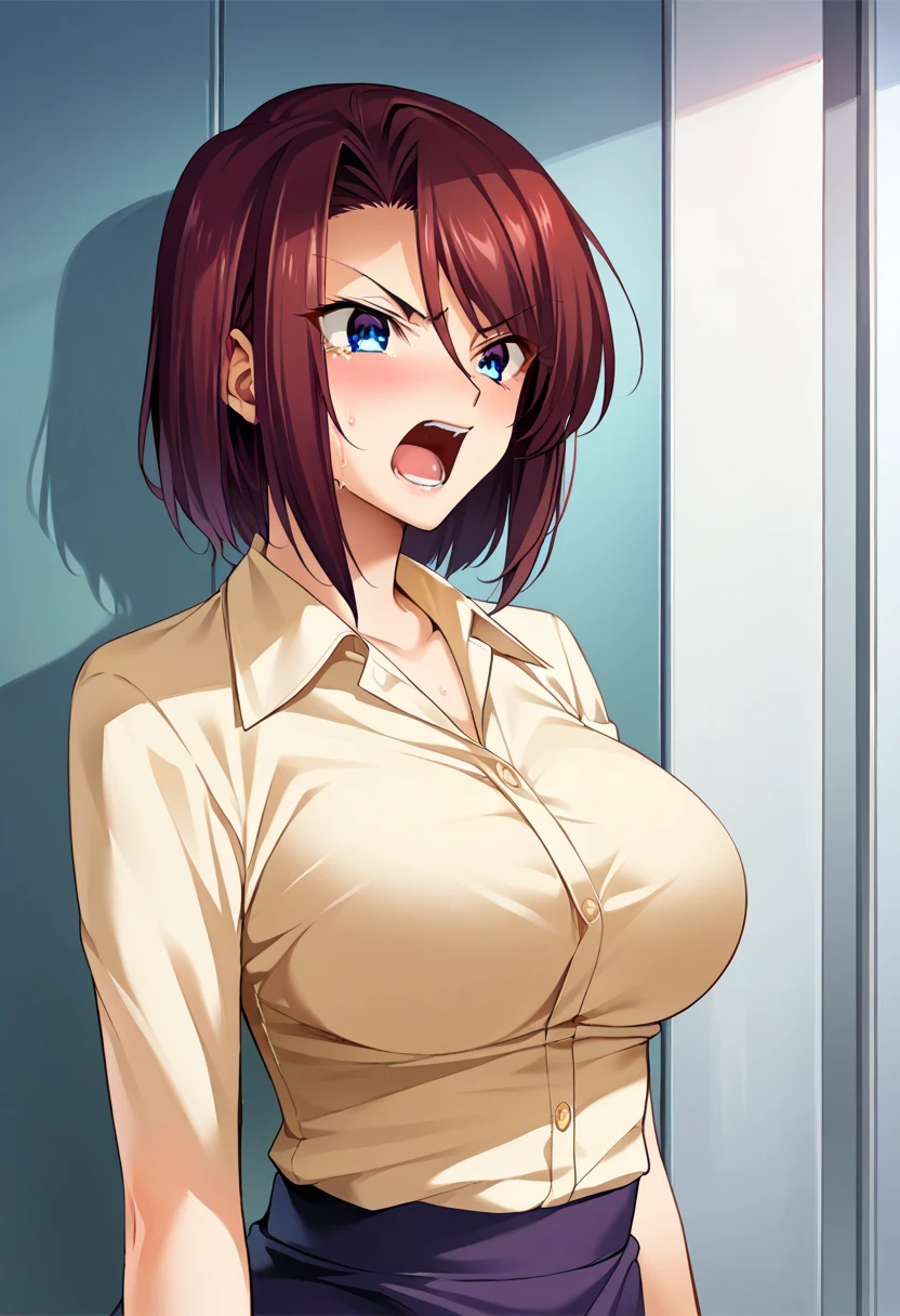 Multiple penises,Slender and sexy woman,deep throat,Black thigh-high boots,Beige jean shorts,In a public toilet,Molester,Multiple men,Put your hands behind your back,Being raped,Sex,Creampie,Folded ponytail,A lot of semen,Anal,Cum on thighs,Facial,