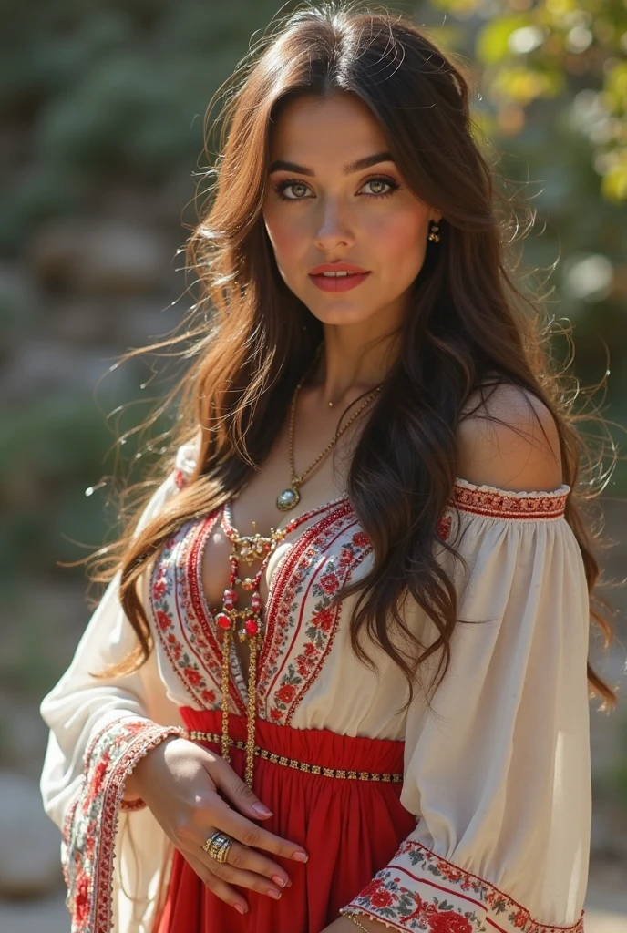 Instagram-Models funny posieren in Fes, in traditional clothes, full entire body, beautiful detailed eyes, beautifully detailed lips, extremely detailed eyes and face, kurzes, welliges rosa Haar ((best qulaity)), ((Meisterwerk)), (detailliert), perfektes Gesicht, full entire body, lustige Posen