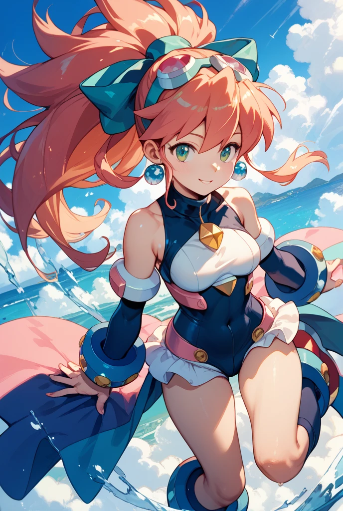 rating_safe, score_9, score_8_up, score_7_up, score_6_up, score_5_up, score_4_up, hires, source_furry, spring outfit, colorful hair, outdoor, magazine cover, dancing, furry girl(rabbit Facial Features, rabbit Body Features)jumping, flowing colorful ribbon, Flying sweat, serious expression, joyful smile,