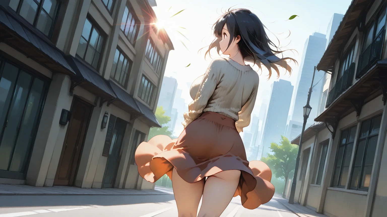 photographrealistic, (masutepiece,Best Quality:1.4),(8K,Raw photo,photographrealistic:1.2), Detailed skin,Detailed face,1girl in,Japanese Idol,Cute face, Black hair,slender, shiny eyes, Smile, BREAK cute casual clothes, (Jump high, High jump), Dynamic,Wide Shot