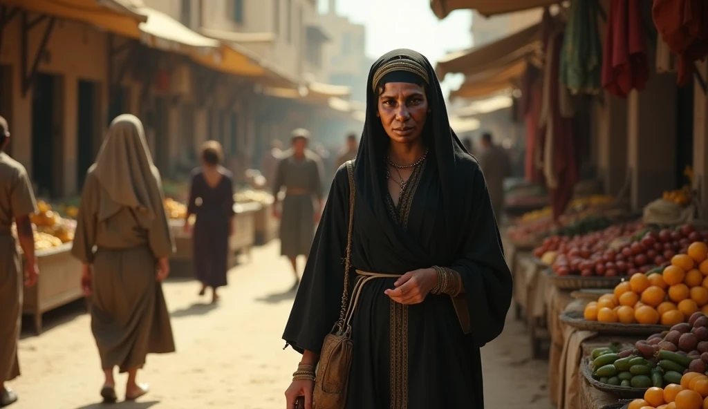 ((lifelike lighting, Melhor qualidade, 8K, Obra-prima: 1.3)), Foco claro: 1.2,Create an image that conveys the harsh reality of the brutality faced by the Egyptian people throughout history. Explore visual elements that symbolize oppression, como correntes, fetters and instruments of punishment used by ancient Egyptian authorities. Include facial expressions that reveal the suffering and anguish of the people, enquanto destacam a riqueza e a pompa dos opressores. Use cores contrastantes para enfatizar a disparidade de poder e criar uma atmosfera emotiva que ressoe com os espectadores. Lembre-se de representar esse tema com sensibilidade, avoiding stereotypes and promoting awareness of a dark chapter in Egypt's history.