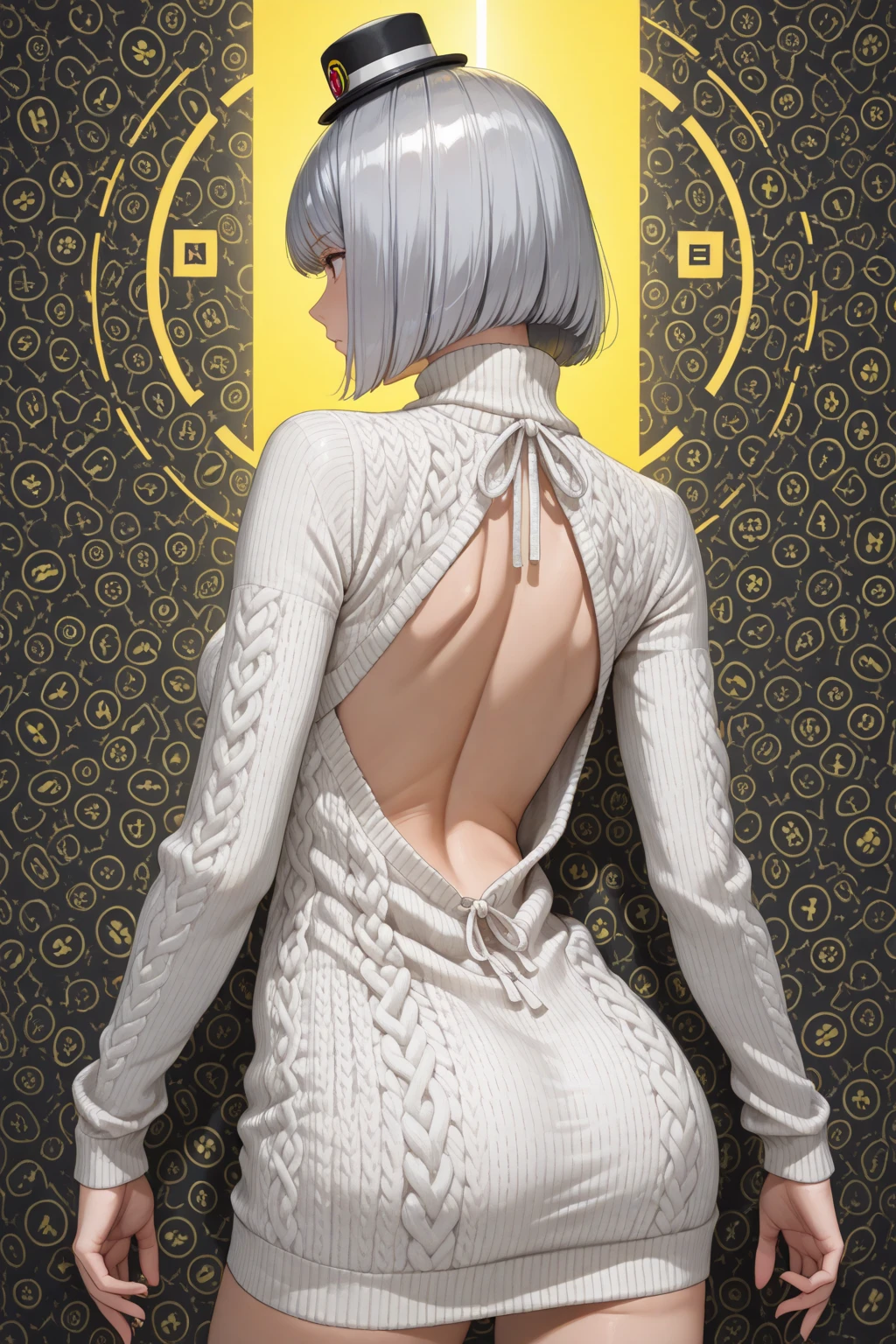 (((One girl))), full body, ((tanned skin)), ((sunglasses, hand to sunglasses)), ((angel, big big white wings:1.2, halo:1.3)), open mouth, ((stick out tongue)), ((wavy hair)), evening, Sunset, sea, beach, ((blond hair, bob cut:1.3)), big breasts, teenager, (looking at viewer), oversized clothes, puffy long sleeves, collarbone, ((off-shoulder sweater dress:1.3, Quite thick shoulder straps)), (((sleeves past wrists:1.3))), ((white sweater)), collarbone, head tilt:1.3, (((blue eye))), ((happy smile)), (((anime style))), (best quality, 4K, 8K, highres, masterpiece:1.2, ultra-detailed, ultra-detailed eyes, HDR, uhd, studio lighting, ultra-fine painting, sharp focus, physically-based rendering, extreme detail description, professional, vivid colors, bokeh), ((Highest quality, Best image quality, Ultra-high resolution, Ultra-high resolution, solo, Strong eye highlights)), Depth of written boundary, Natural soft light, attractive, Beautiful Face, Cleanliness, Pure Face, medium chest, Beautiful Face, Perfect Fingers, Perfect hands, Perfect body, Perfect Face, Shine a light into your eyes, Perfect Anatomy