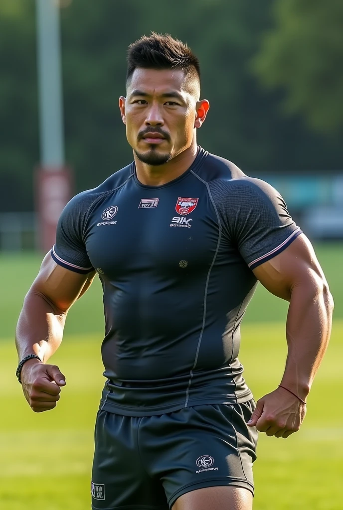 Fully nude,(avert your eyes:1.2), (Sexy look:1.2), (Embrace each other:1.2), (rugby uniform:1.2), (On the playground:1.2), Japanese men, Masculine face, (Round face:1.2), (single eyelid:1.2), (Crew Cut:1.2), Very large and strong body, Bulky body, Muscular, (Raised muscles:1.2), (Very large pectoral muscles:1.2), (Muscularの腕:1.2), Muscularの腹筋, Muscularの脚, Muscularの背中, Light oily skin, (reality的:1.2), Distant view, completely naked, Browsing Caution, (((single))),,Stripped naked and ejaculated in front of many members,Phimosis,(((Beardless))),,サポーターpants,Pee,Sit on the ground,Wearing a black rugby shirt,I can see the rugby goal,Sleep on the grass with your eyes completely closed,Rugby field,Rugby ball, (((Masculine eyes))), (((Japanese))),cry,sad,pants,reality,khd, Super huge,Halfman, Half Asiatic Black Bear, (((Naked Young People))), (((reality的な penis))) ,pants, Short dark exposure,A slightly chubby young man from East Asia,A slightly overweight teenage boy, Gay