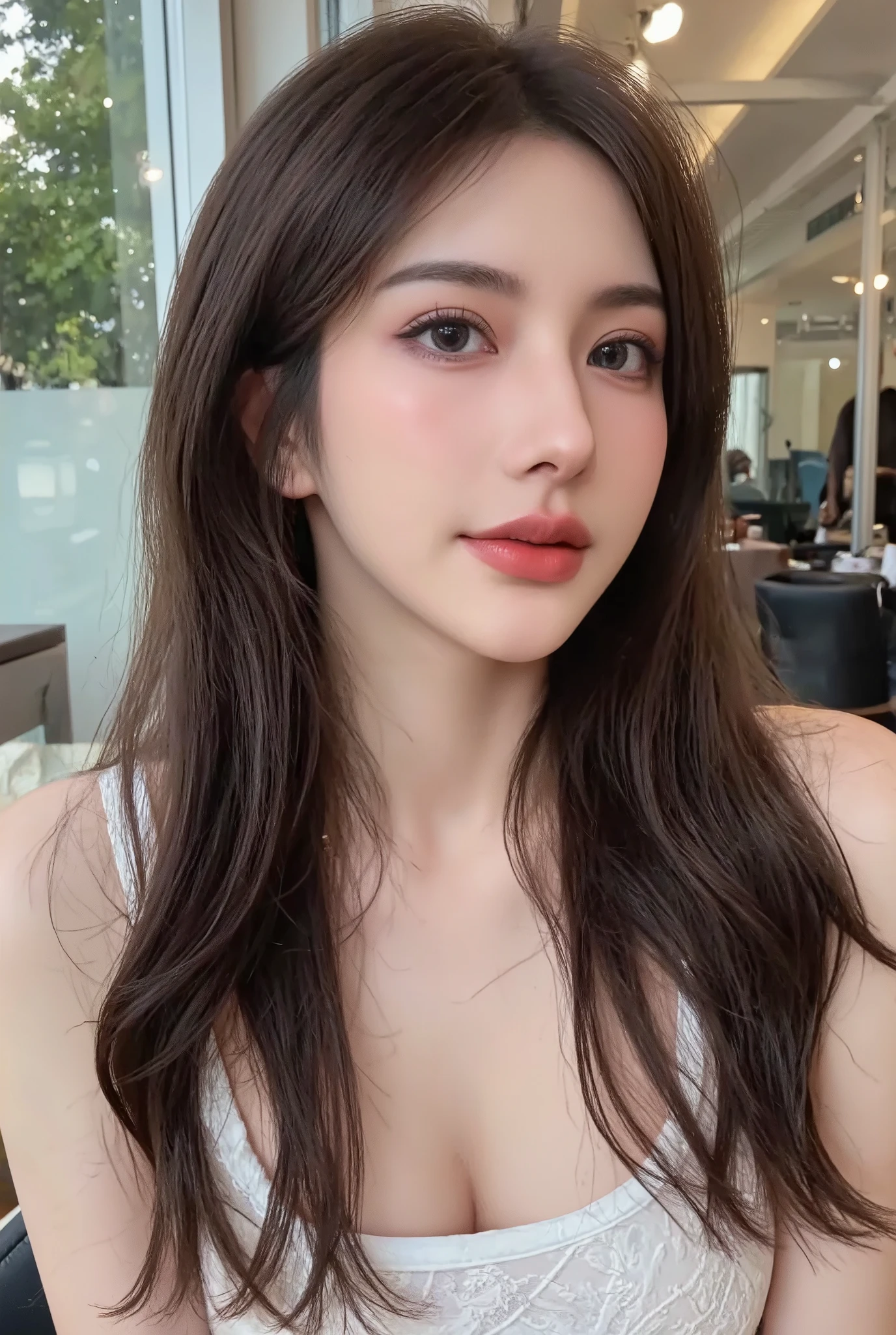 ((Best quality, 8k, Masterpiece :1.3)), Sharp focus :1.2, ((Tsunade senju)). Slender abs :1.2, ((Big breasts :1.5)), Make-up face. lipstick. Necklace. ((Brown hair))
((Tank top)). Also show your ears. In front of the camera. Ear texture. Ear hole details. Realistic. Close-up Shot of Ear. At close range. shot from the back angle. shot from the back angle. Also show your ears. In front of the camera. Ear texture. Ear hole details. Realistic. Close-up Shot of Ear. At close range. shot from the back angle. shot from the back angle. ((in front of the make-up mirror))