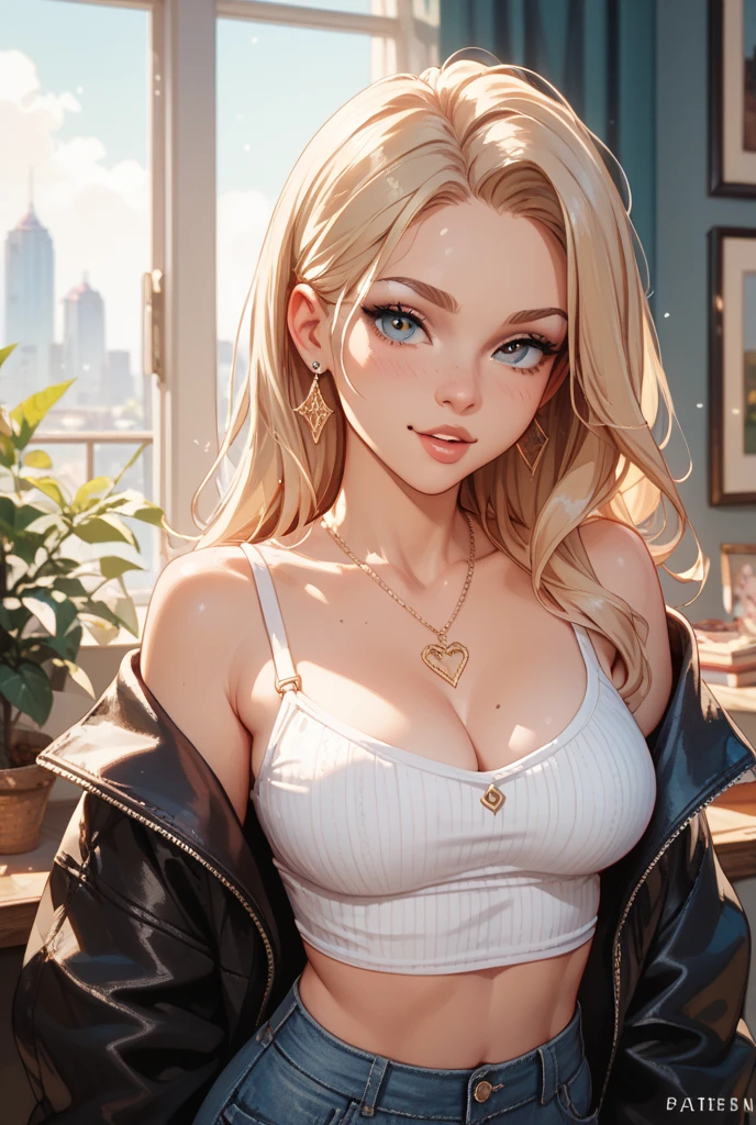 Analog style masterpiece, a close up portrait of a (sexy:1.2) fetchingbutterfly, blonde, choker, standing on a street, alleyway, cleavage, sexy smirk, hotel in the background, slate atmosphere, foggy, cinematic, dimmed colors, dark shot, muted colors, film grain, fil noir style, insane details, intricate details, skin imperfections,