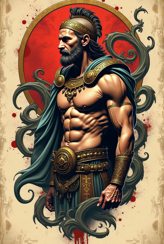 Gigachad gonzalo gubero bobadilla musculoso com cara de shakira, Guerreiro romano Full body potrait of skinny ripped strong greek god and muscular god of the underworld kiss fair tall and imposing, stern and serious expression, powerful and formidable figure physique, carrying a staff or scepter. --auto
