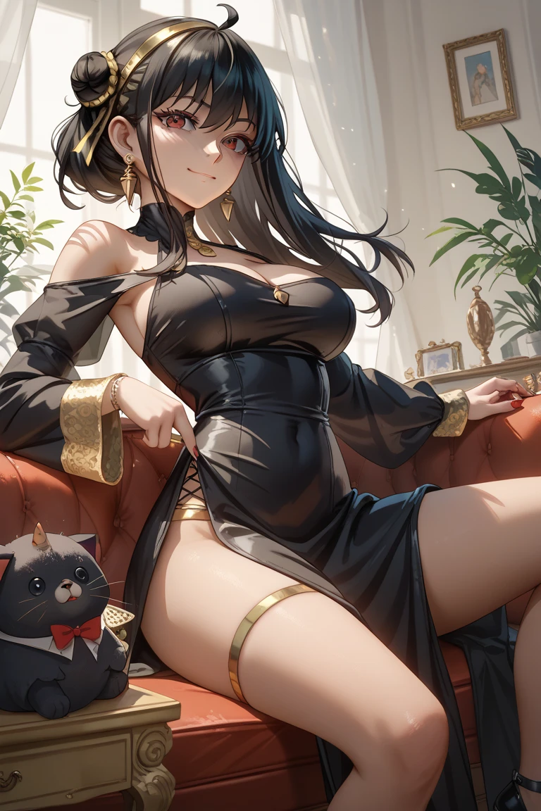 (highest quality:1.3), JK,High resolution, Super detailed, Highly detailed CG Unity 8K wallpaper, realistic, photo-realistic, Raw photo, Beautiful and dense face, white skin, realistic glistening skin, fine fabric texture, detailed hair texture, perfect body, beautiful features, Accurate, anatomically correct, Highly detailed face and skin texture, one girl, cute, brown hair, ((curly hair, crimson eyes: 1. 2)), ((droopy eyes:1.3))shiny, silky hair, thick bangs, (Smile: 1. 2)), Princess in a beautiful dress、A majestic stone palace、gem、decoration、tiara、(making a seductive pose on bed:1.5)