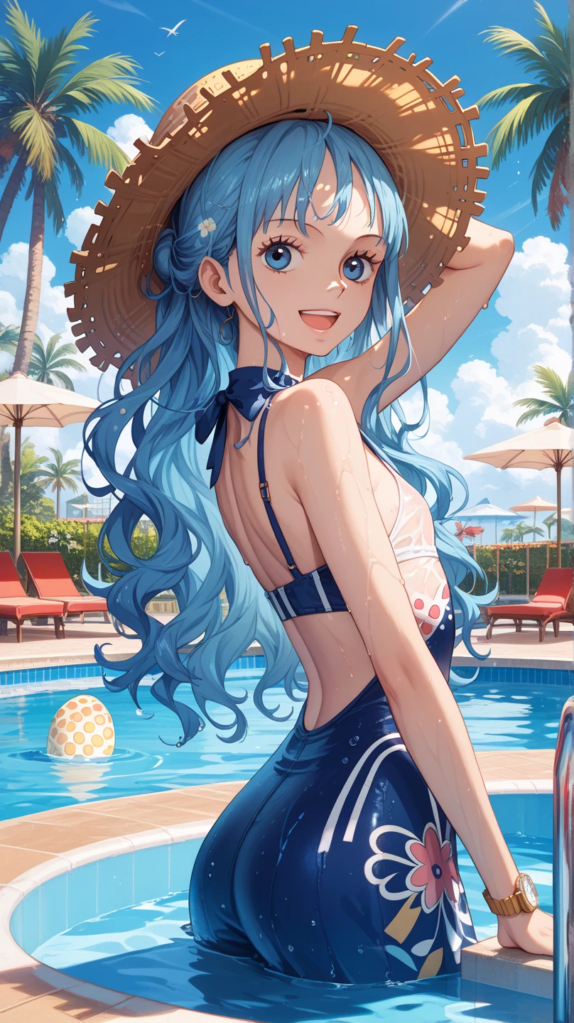 Anime girl full body swimsuit