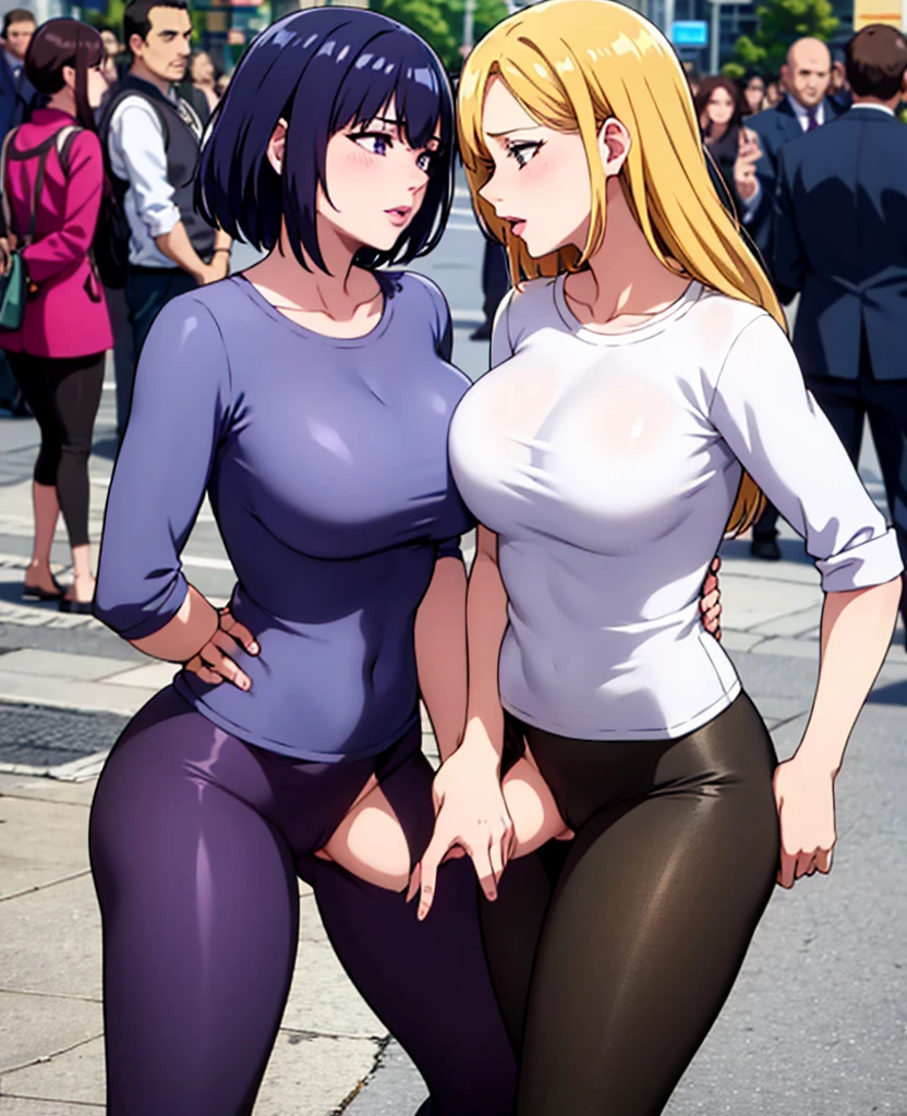 2girl, two girls, (shoujo-style), ((detailed hair, detailed eyelashes, banganhwa-scenery,  blush, large breasts, long hair, , ((perfect face)), (Mature Face:1.4), (beautiful face:1.15), detailed eyeasterpiece), (highest quality), best quality, highres, 8K, extremely detailed, Digital Art, (Hyper-Detailed Background:1.2), (realistic background),  (intricate details), award-winning, hyper-detailed, (illustration:1.1), 
(cinematic lighting), soft lighting, lipstick, blush, Hot girls, baddie, staring, glaring, bad attitude, mean girl, dare, angry, hate, crazy, smoking, sensual, attractive, masterpiece, best quality, highly detailed, a anime girl in police uniforms , police outfit, military outfit,
open mouth, cleavage, evil smile, smile, ecchi anime style, anime girl, digital anime art!!, in anime
style, (nsfw) not safe for work, official artwork, , beautiful anime girl, anime style 4 k, micro pencil
skirt, pencil skirt, micro skirt, exposed
belly, exposed navel, exposed midriff, exposed lower belly, holding a gun, holding pistol,next to police
car,outdoor,street,road, police car