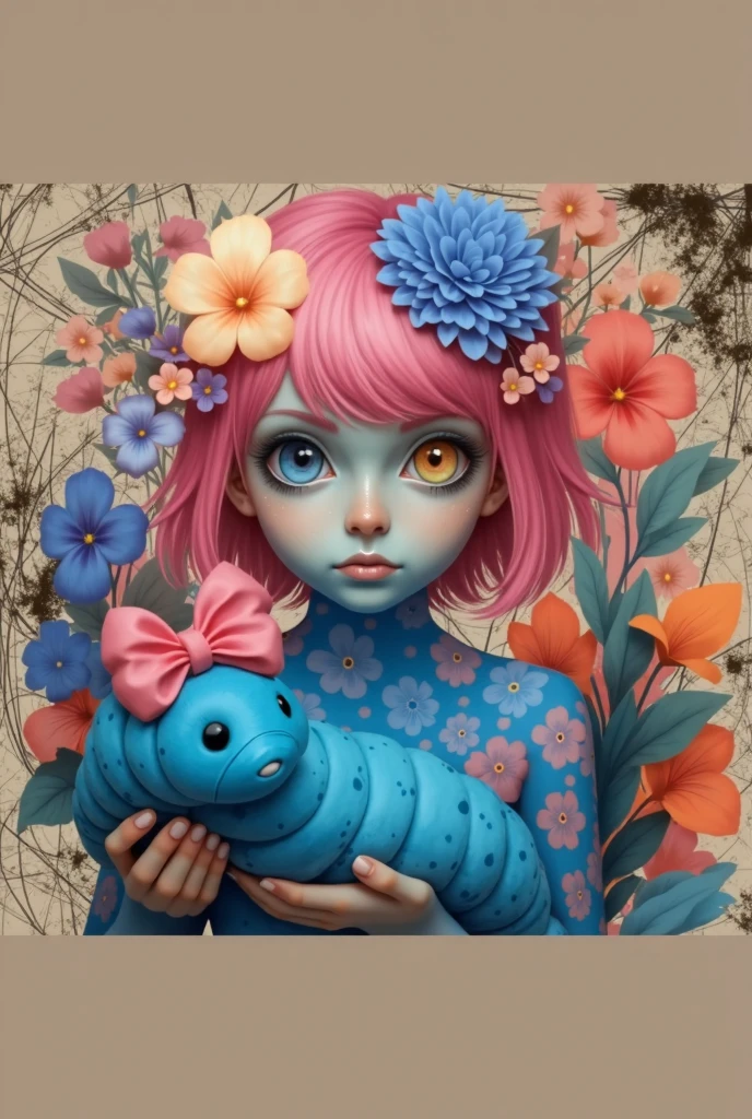 Painting a cartoon character with a camera, Pintura por Android Jones, Arte de dibujos animados vibrante, por Brian Fies, Temple sobre madera, Por Justin Gerard, Arte estilo lowbrow, inspirado por Tim Biskup, Alex Yanes, por Craola, por Americo Makk, arte callejero, Jen Bartel, by Noé Canjura, Surrealist and fantastic art, Arte surrealista, Surrealism in a magical way, benjamin lacombe, by László Balogh, Pop - Surrealismo, Arte digital surrealista, por Brian Despain, Estilo Mark Ryden, Mark Ryden muy detallado, Mark Ryden's Estilo, Mark Ryden en el estilo de, beautiful anthropomorphic, por Mark Ryden, Surrealismo pop lowbrow