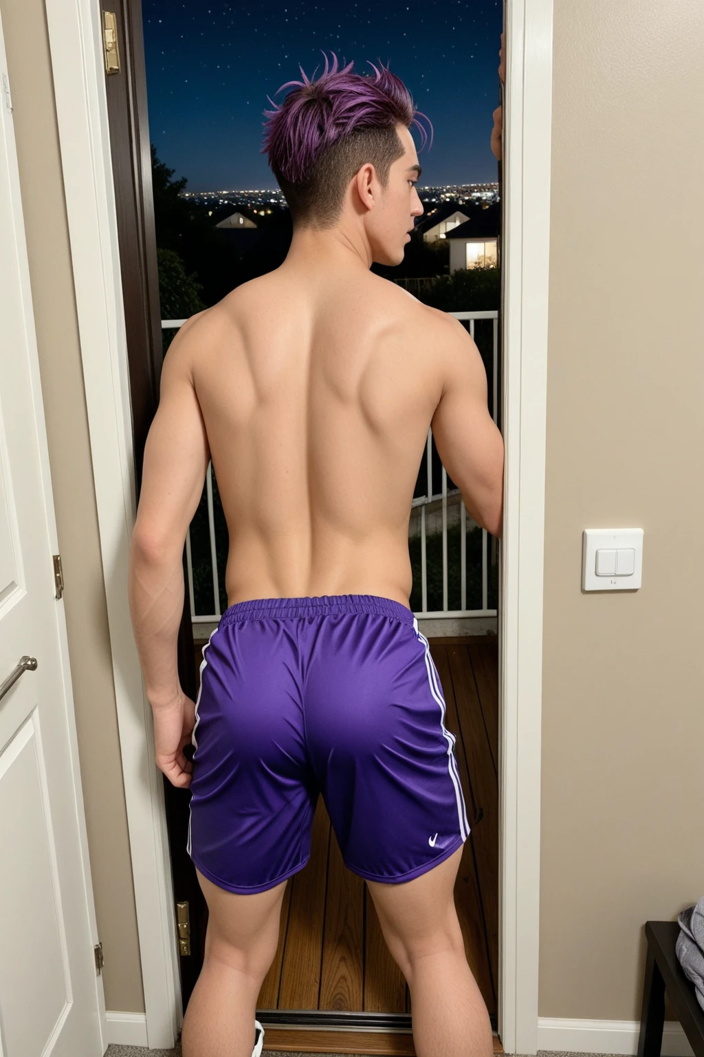 Change the color of your shorts, and make your abdomen more defined 
