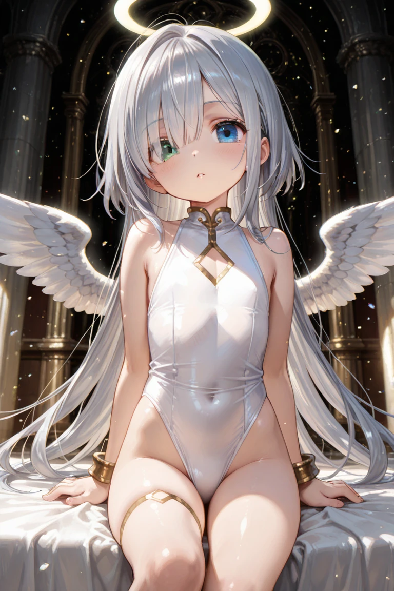 ((masterpiece, best quality)), high resolution,ultra detailed,8k,16k,detailed background, perfect lighting,detailed beautiful eyes,pussy,1girl,solo,nsfw,clitoris,embarrassed,blush,look at viewer,steam,sweat,aroused,from front,from below,(standing),in heat,fisheye lens,show off pussy,(nude:1.4),seductive eyes,naughty face,open mouth,,curvy,pale skin,(anime style,colorful,flat chest,child_body),paimon\(genshin impact\),white hair,black eyes,hair ornament