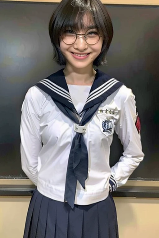 13 years old、Sailor suit、cardigan、、White shirt、tie、The dark library、Surrounded by bookshelves、Library Committee Member、Glasseiddle school students、Big Breasts、Natural smile、Feeling embarrassed、Deep valley、Plain girl、13 years old、Feeling embarrassed、Embarrassed、、Attractive breasts、delicate、Slender、Short height、sexy、Plain face、Glassesの13 years old
