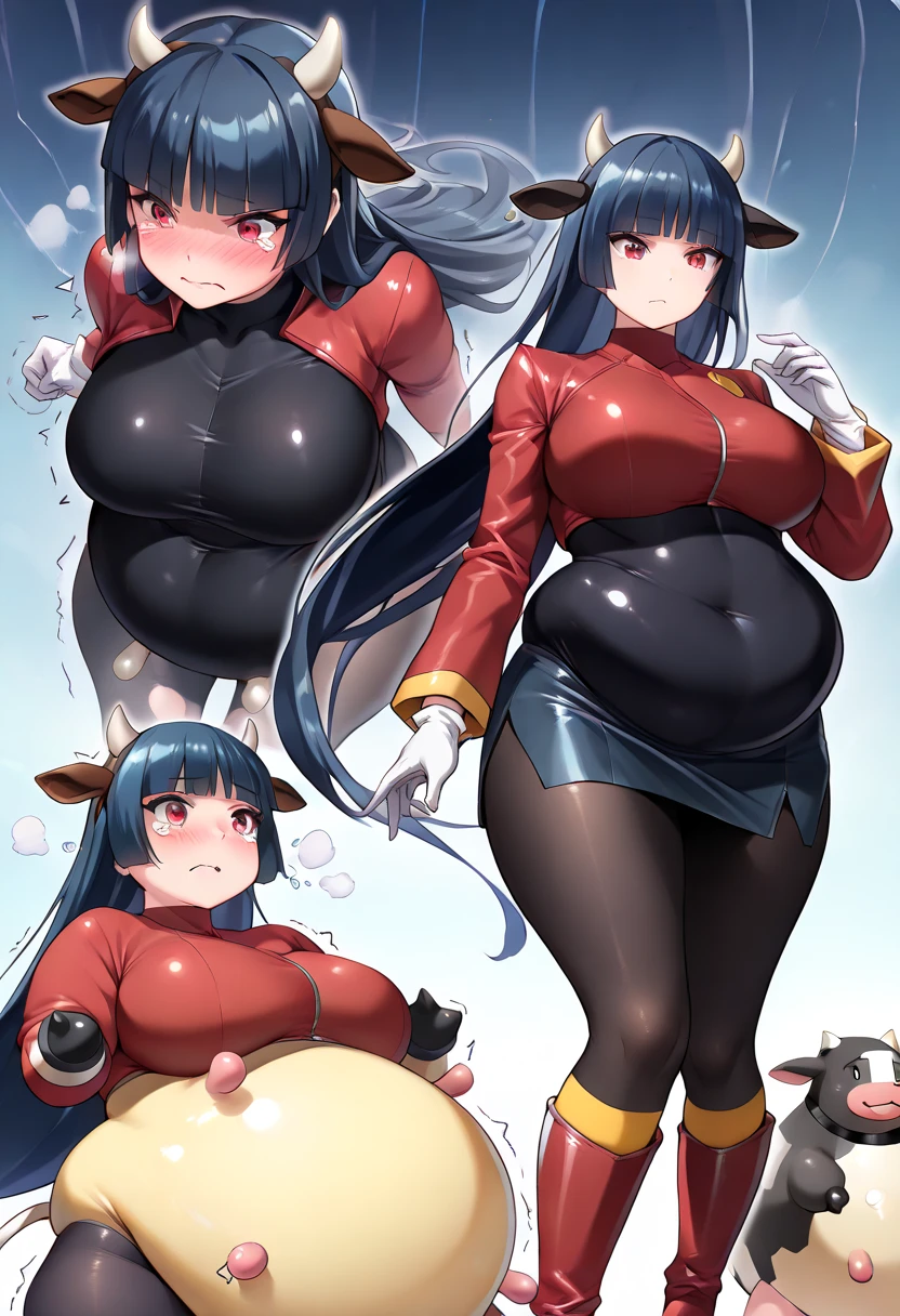 there are six different poses of a woman in a sailor suit, thicc, azur lane style, biomechanical oppai, oppai proportions, ecchi anime style, ecchi style, characters from azur lane, kantai collection style, various pose, gynoid body, oppai, round thighs, twintails, gainax anime style, leotard, shadaloo doll,UHD, retina, masterpiece, ccurate, anatomically correct, textured skin, super detail, high details, high quality, award winning, best quality, highres, HD, 4K