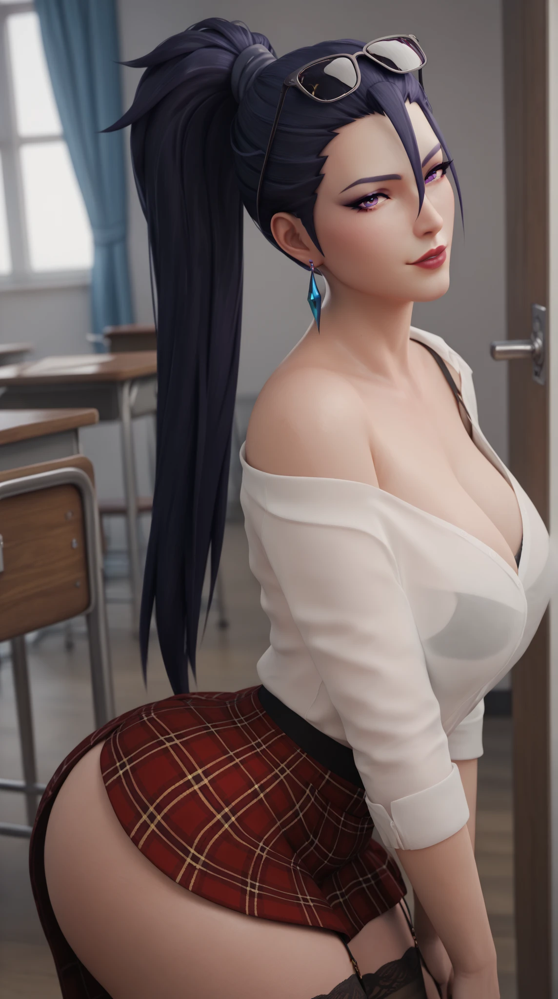 Tabletop, highest quality, Photorealistic, In detail, High resolution, 8k Photo, Perfect dynamic composition, Beautiful fine details, (((Long Hair:1.65))), (((Sexy porn actress in random poses))),Random Situation、Tight knitwear、Extremely large breasts bigger than a face、Laughter、Cityscape、40 years old、(Droopy Eyes 1.3)、Adult Beauty、Natural Makeup、Japanese