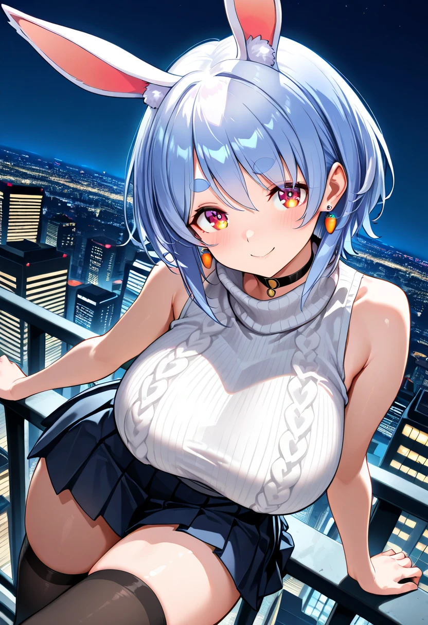 best quality, ultra precision, one girl, cute, little girl, young, boyish, childish, small breasts, silver hair, cat ears, blue eyes, beautiful eyes, teen girl, ecstasy, mesmerizing, be smitten with audience, hoodie, hoodie with open front, naked hoodie, cleavage, indoor