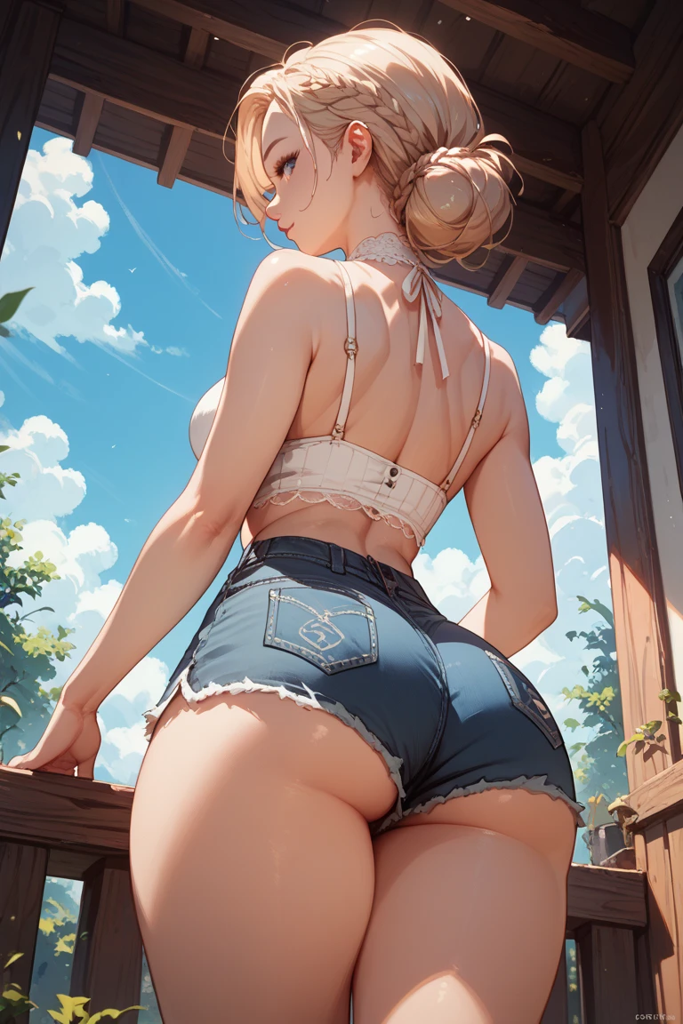 ((((slim huge ass)))) beautiful and cute riley reid, elegant, smiling, 8k, masterpiece, ultra-detailed