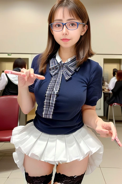 (NSFW),1 female,Beauty,Beautiful face,smile,Crouching and watching the viewer,Office Lady,In a suit,A dignified appearance,Perfect Style,Take off your jacket,Cleavage,focus on the chest,(squatting down),(open 2 legs:1.2）,(show off white panty:1.2),NSFW,View from above,Front view,Ultra-realistic,Ultra high definition,Highest quality,8K,Masterpiece