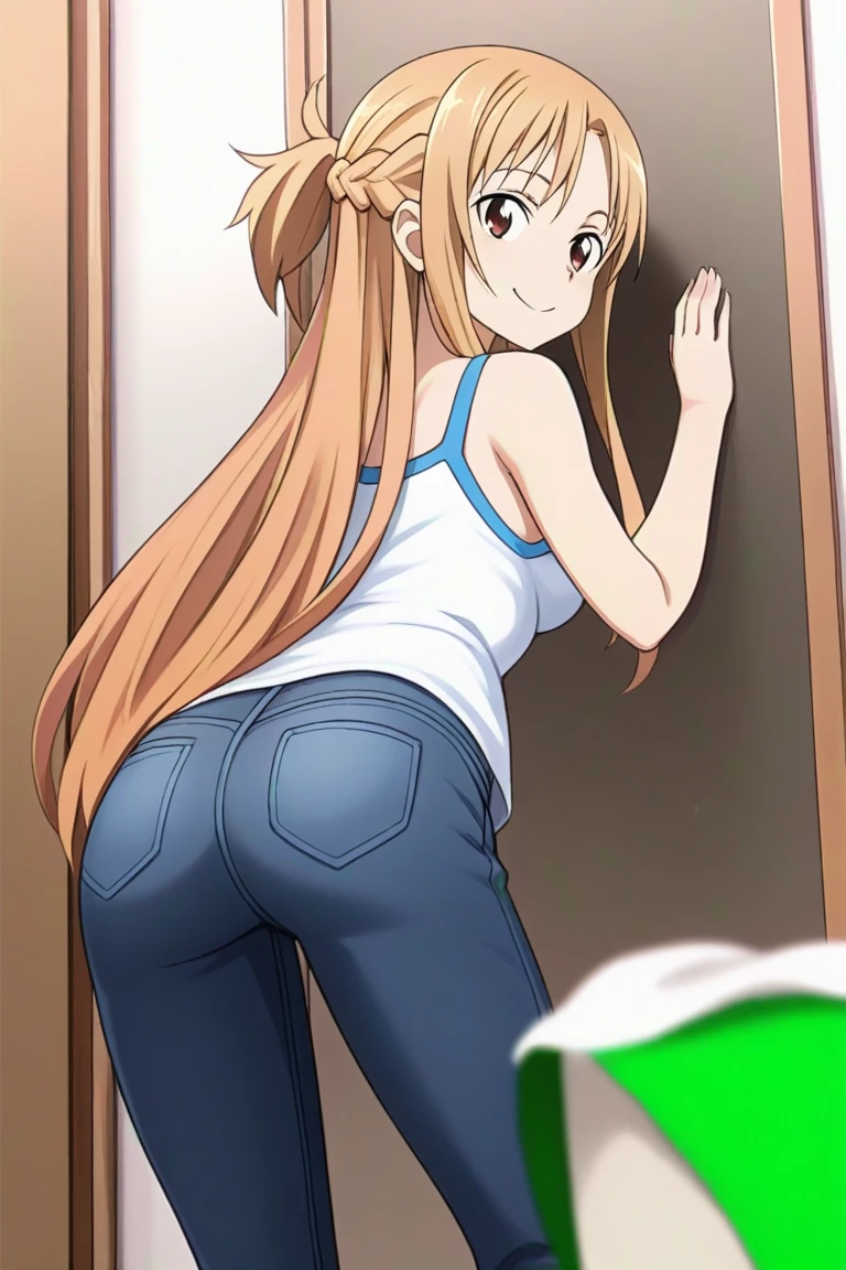 ((((small flat ass, ultra detailed, best quality, 8k)))), woman, ((naked))