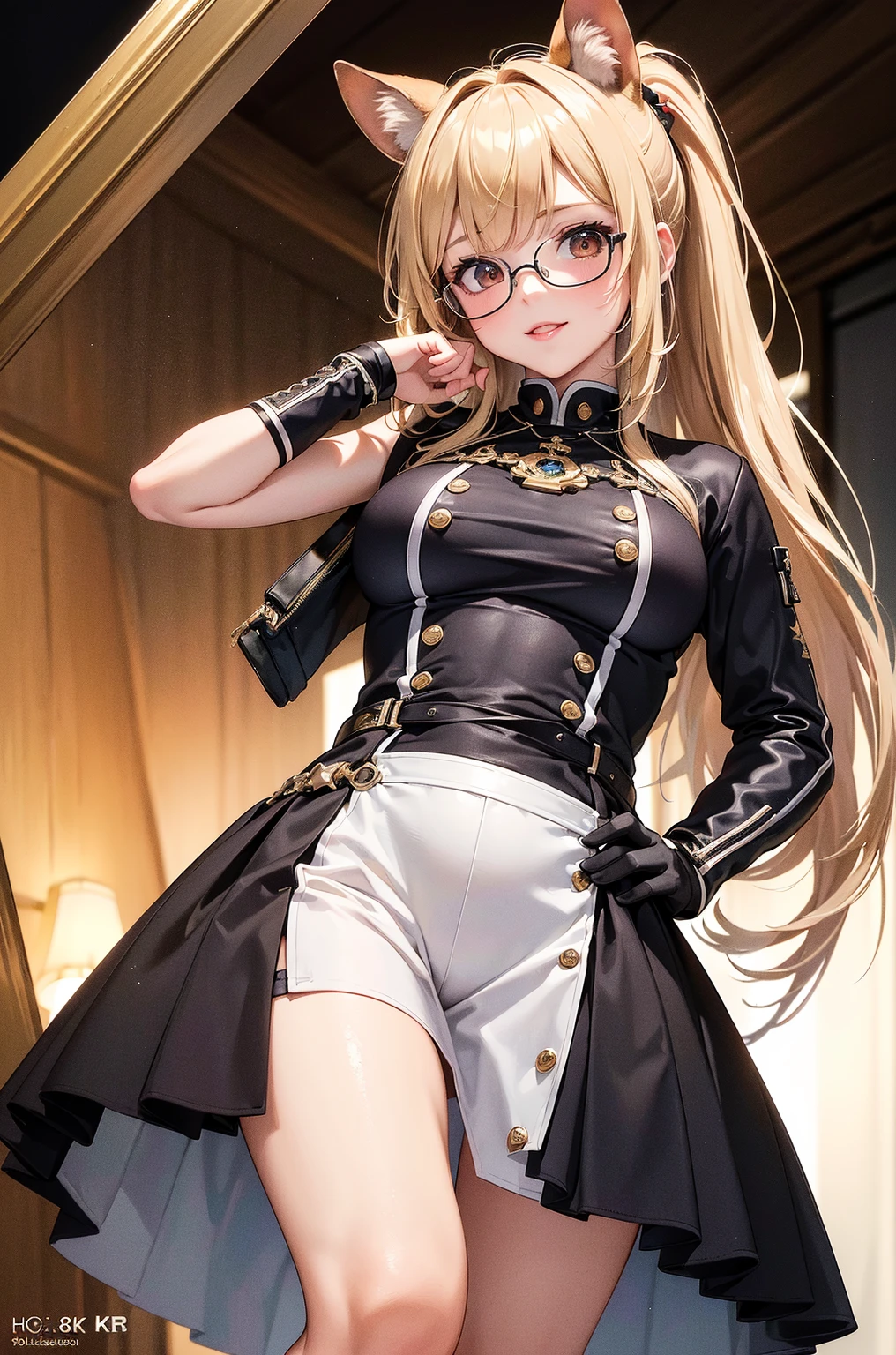 (random porn poses),beautiful胸,big breasts,white skin,pointed chest,erect nipples,(fantasy art,best image quality,surrealist portrait,(8k),Super realistic,最high quality, high quality, High resolution, high quality texture,high detail,beautiful,Detailed,Very detailed CG,detailed texture,realistic expression of face,masterpiece,sense of presence,dynamic,bold),(thin hair),(soft hair),(straight hair:1.5),long flowing bangs,extra light coppery amber hair,hair above one eye,sweater,tight mini skirt,stockings,Engineer boot